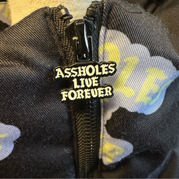 Assholes Live Forever ALF Monogram Unisex Plush Coat - Picture 3 of 10